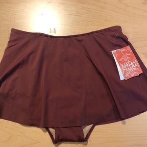 NWT Kortni Jeane Short Skirt Swim Bottom